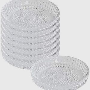 🦄 Glass Etched Fancy Art Deco Coasters 🦄